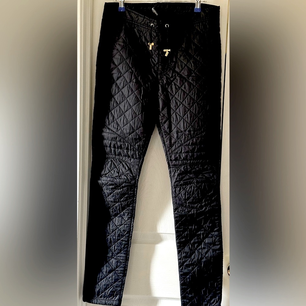 Balmain quilted pants